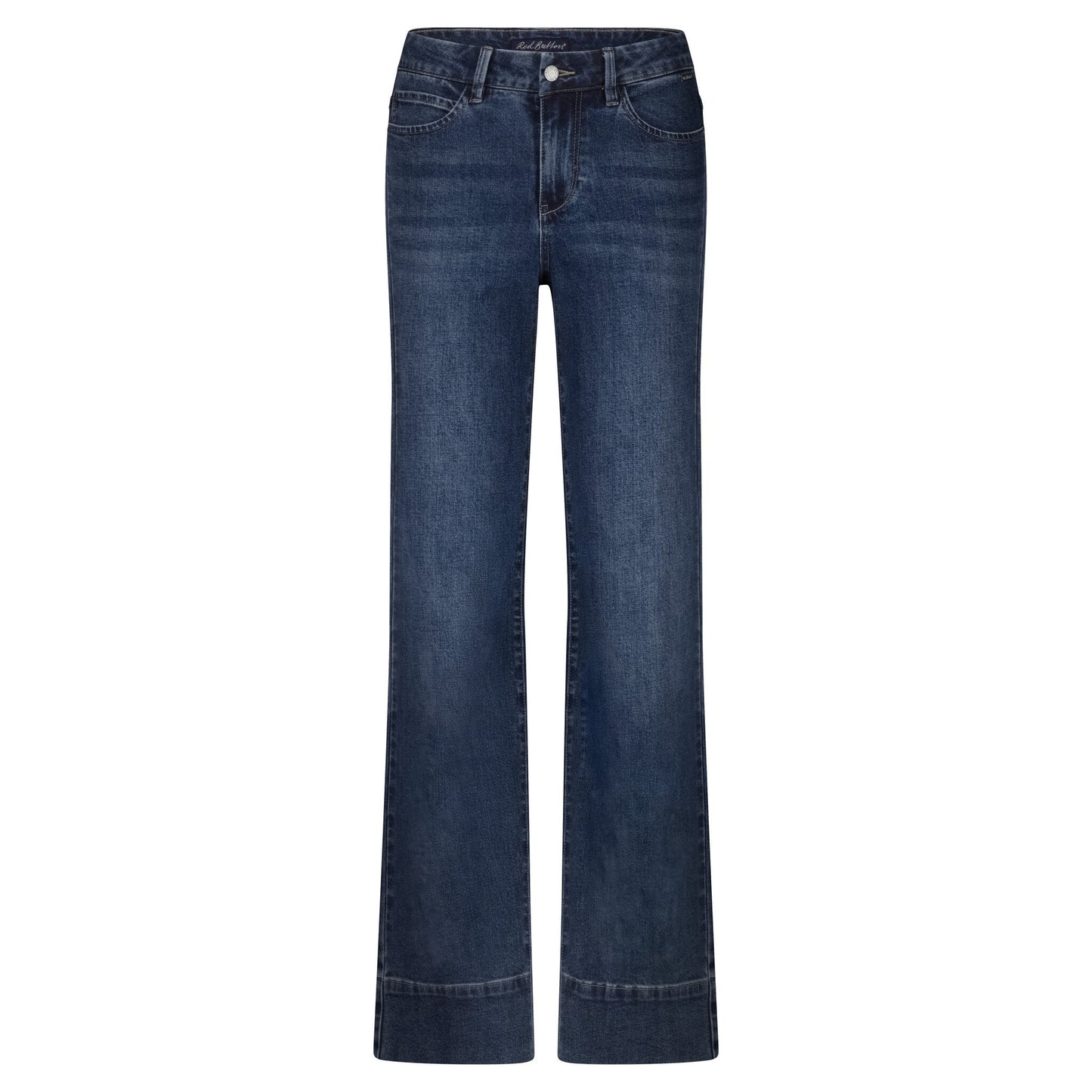 Red Button Claudette dark blue used highrise- regular fit - wide leg