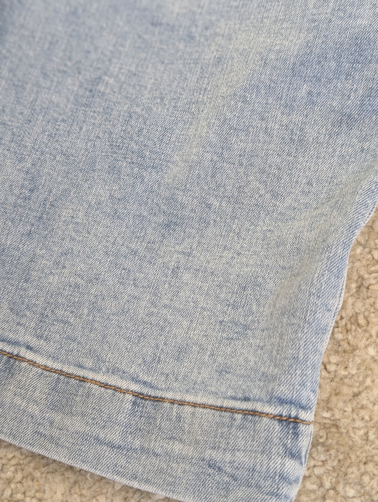 Bibette Red Button short smbroidery - Jeans