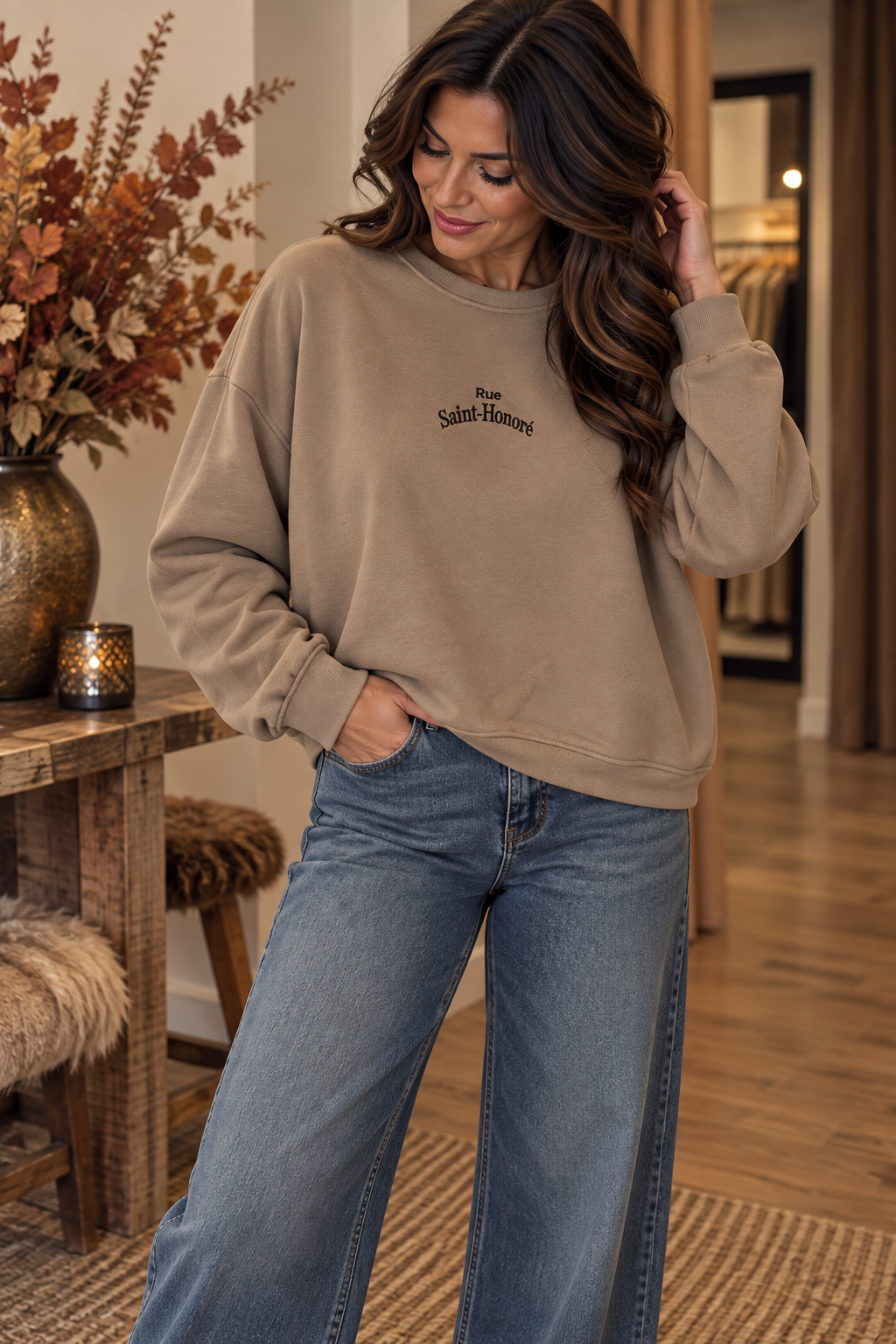 Saint Honore sweater - Sand / bruin