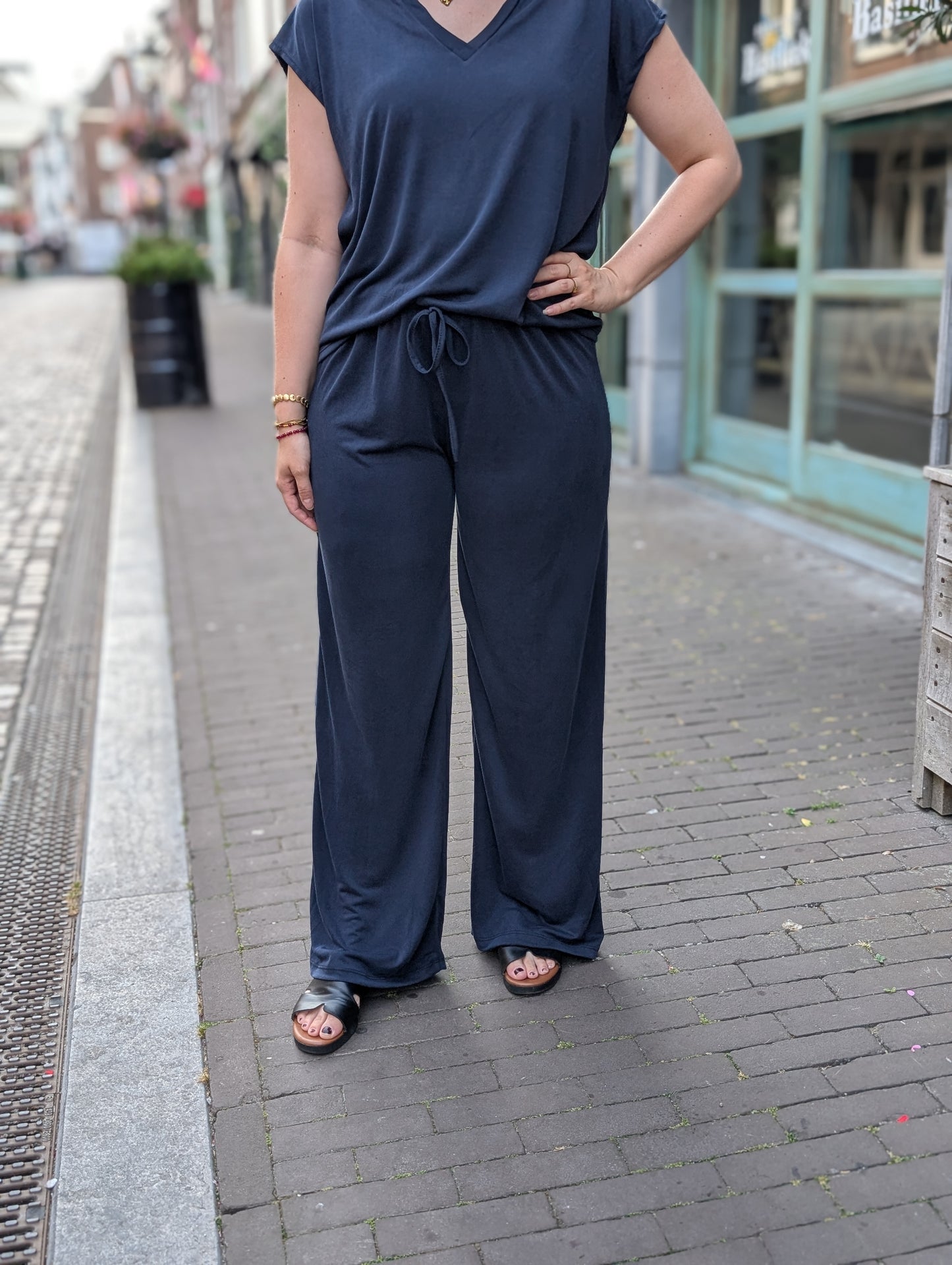 Comfy broek - Donkerblauw