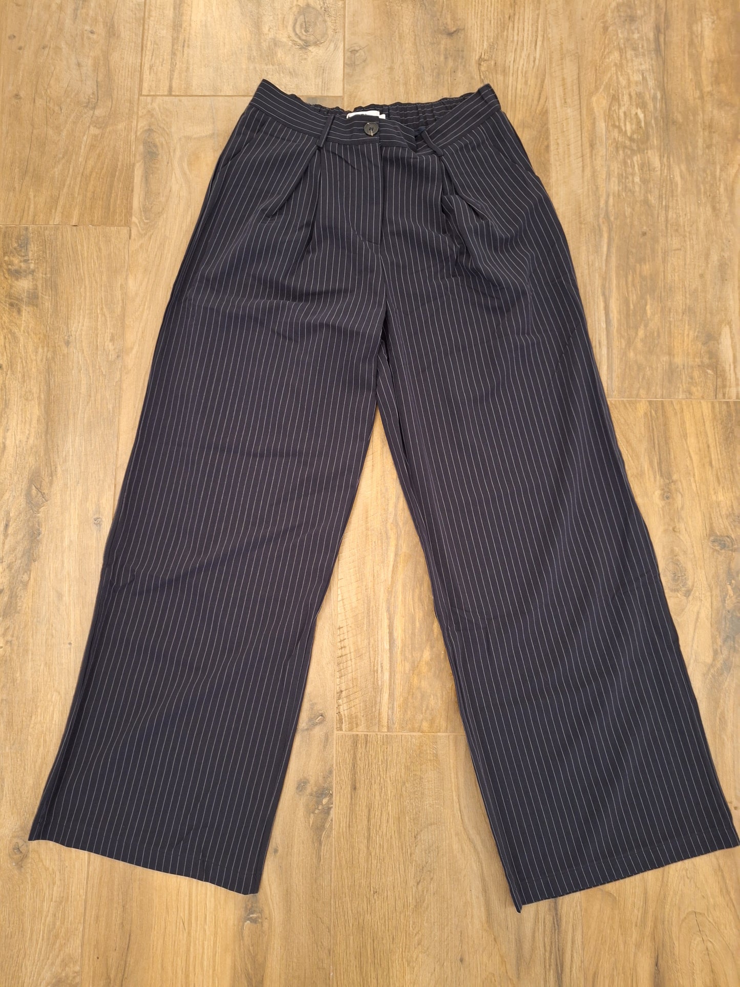 Gestreepte pantalon Livea - Navy