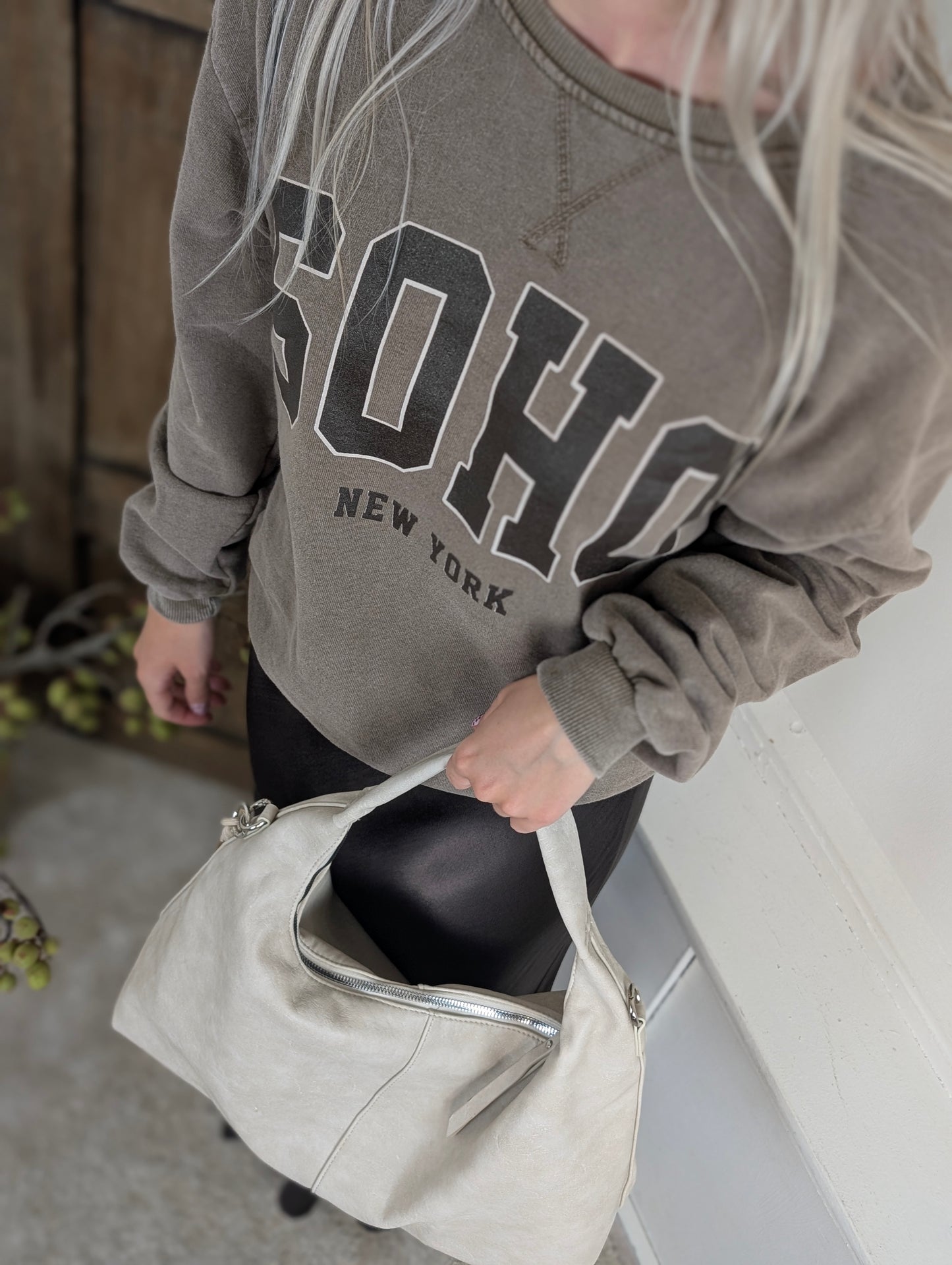 SOHO Sweater - Washed brown