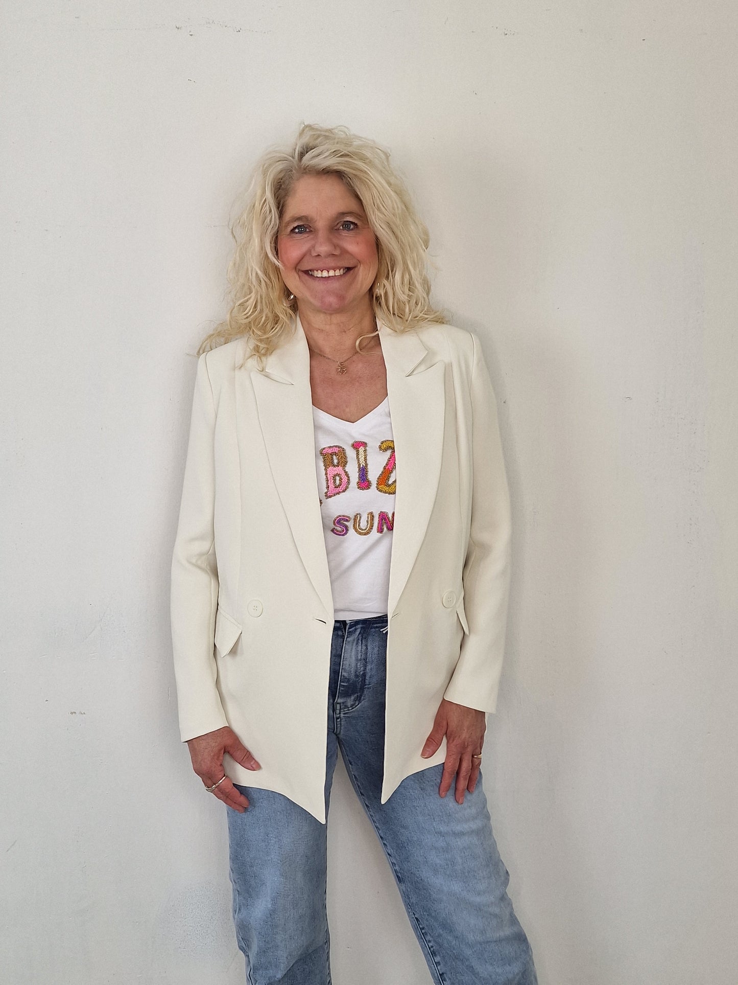 Karin blazer - Ecru