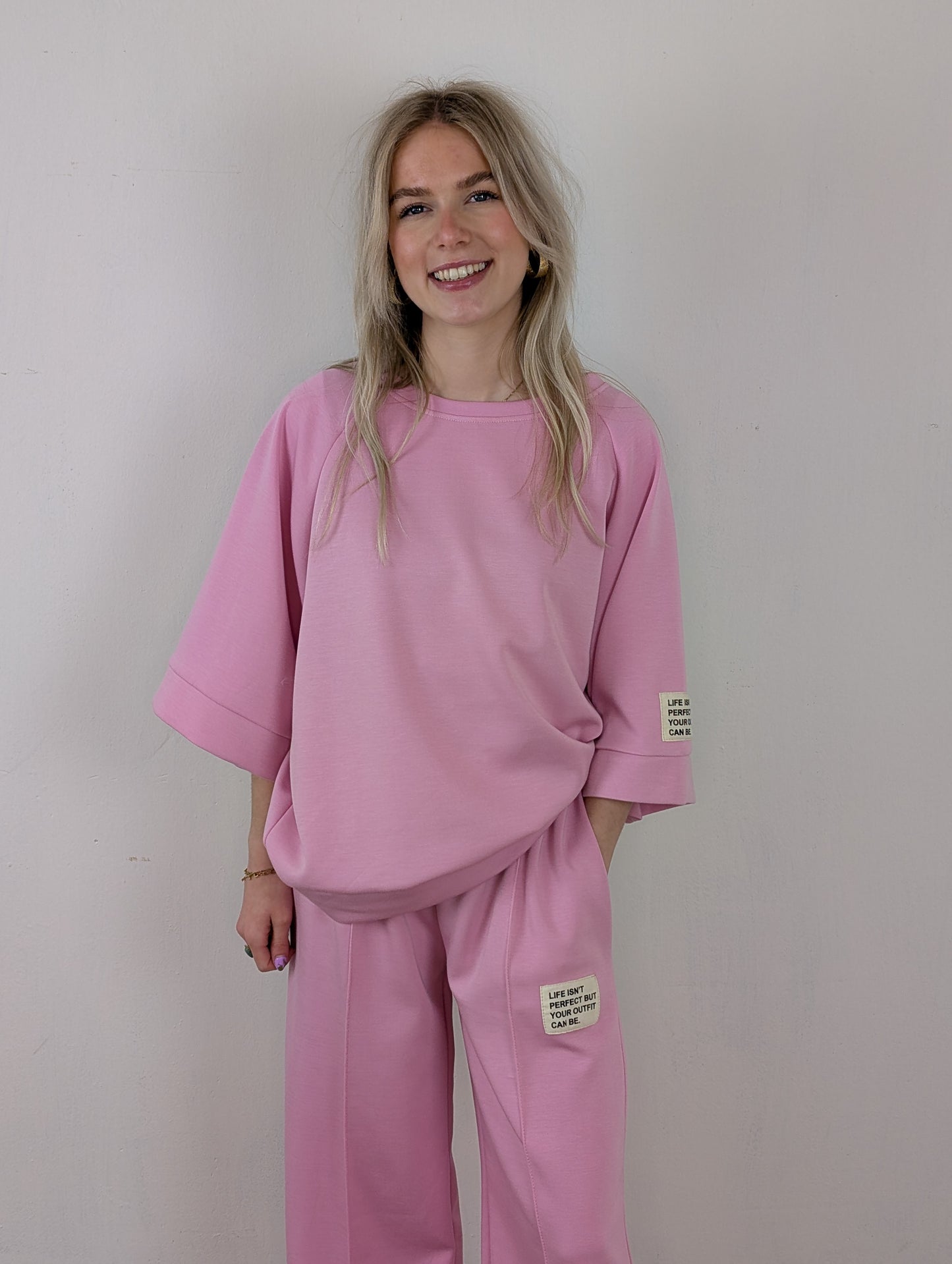 Pascal huispak shirt met broek - Roze