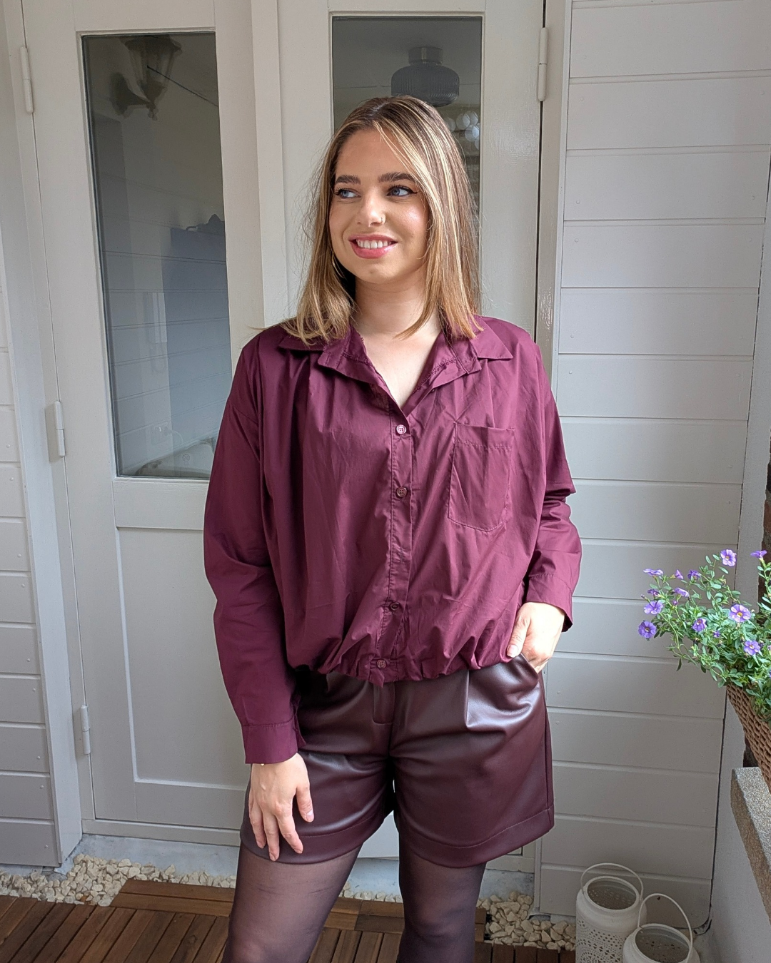 Blouse Kiki - Bordeaux