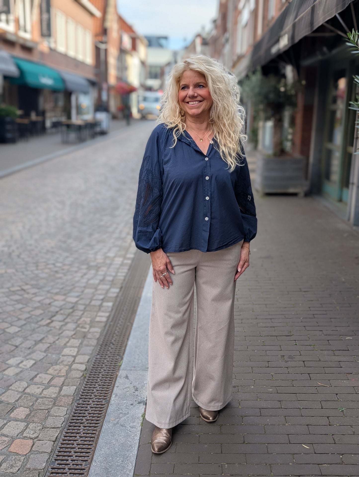 Pantalon Rowan - Zand