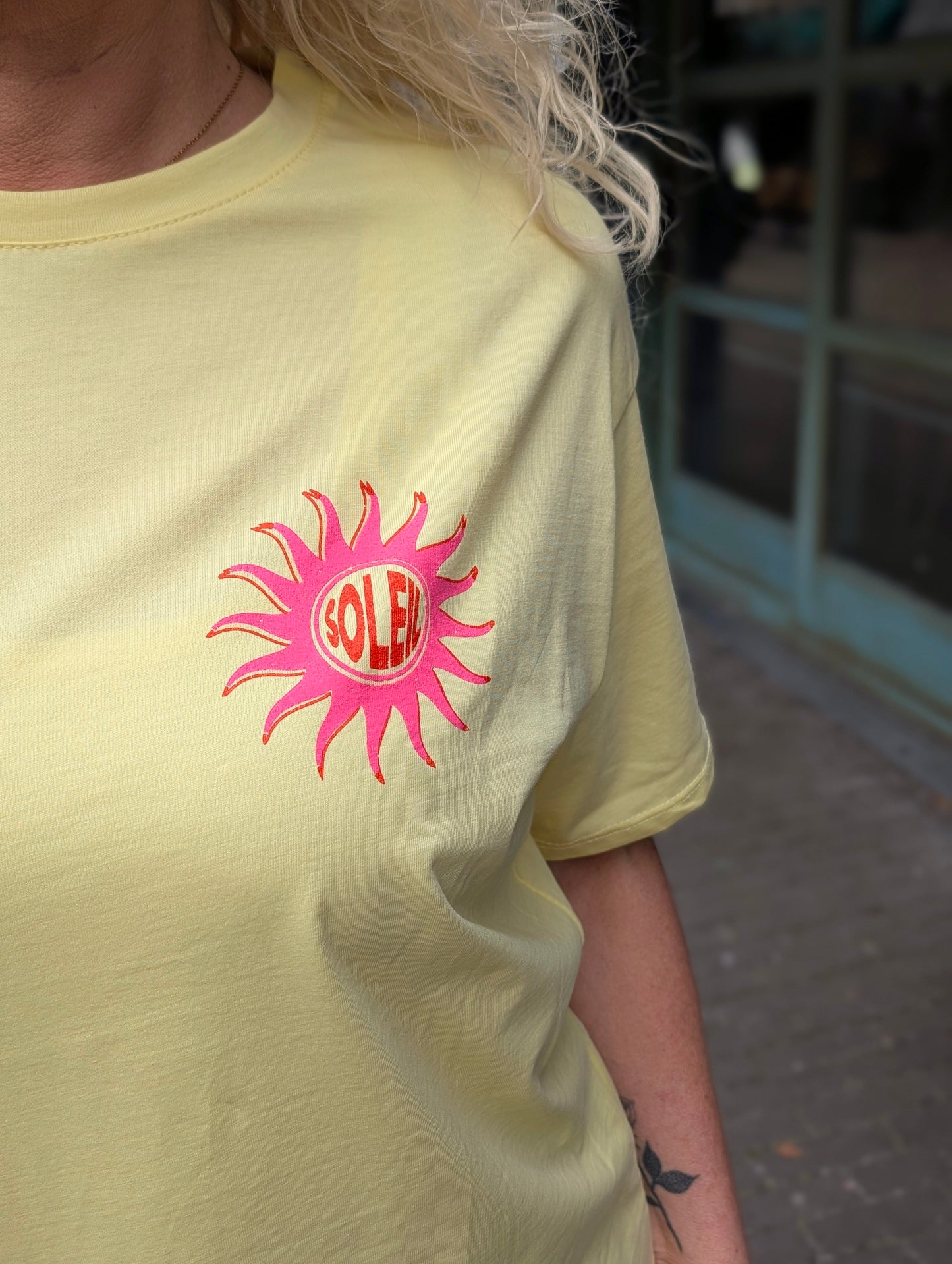 Paradise soleil shirt - Geel