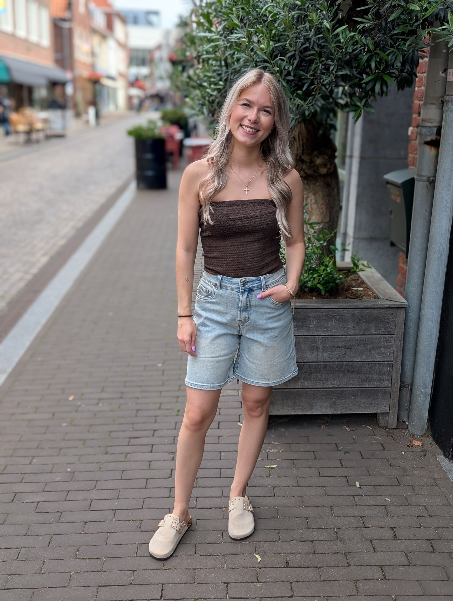 Bandeau top Emma - Bruin
