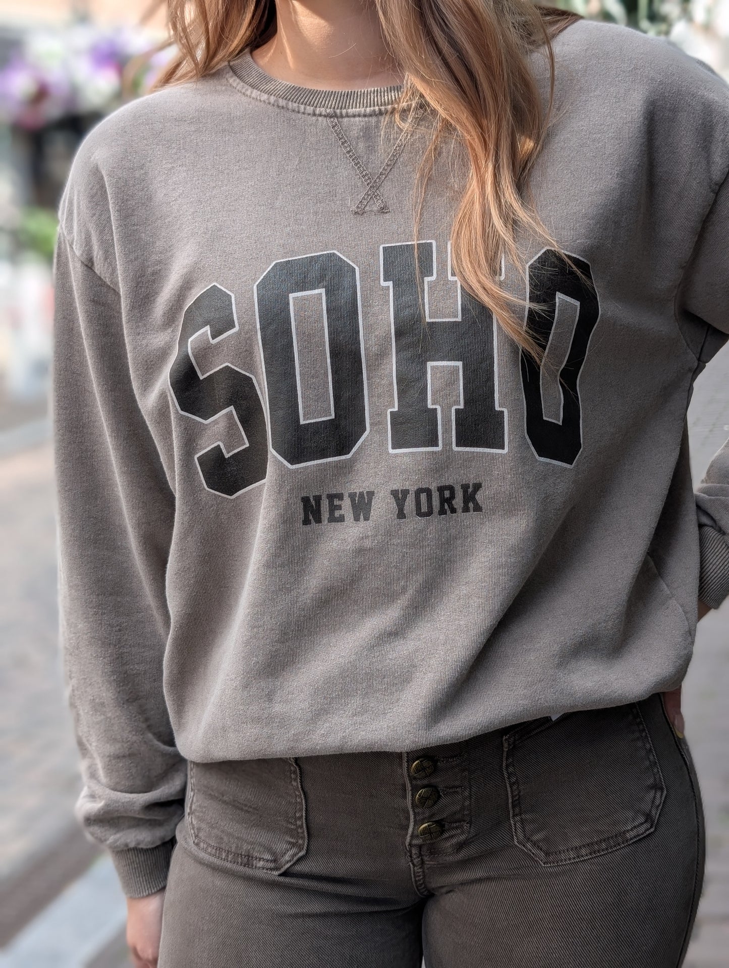 SOHO Sweater - Washed brown
