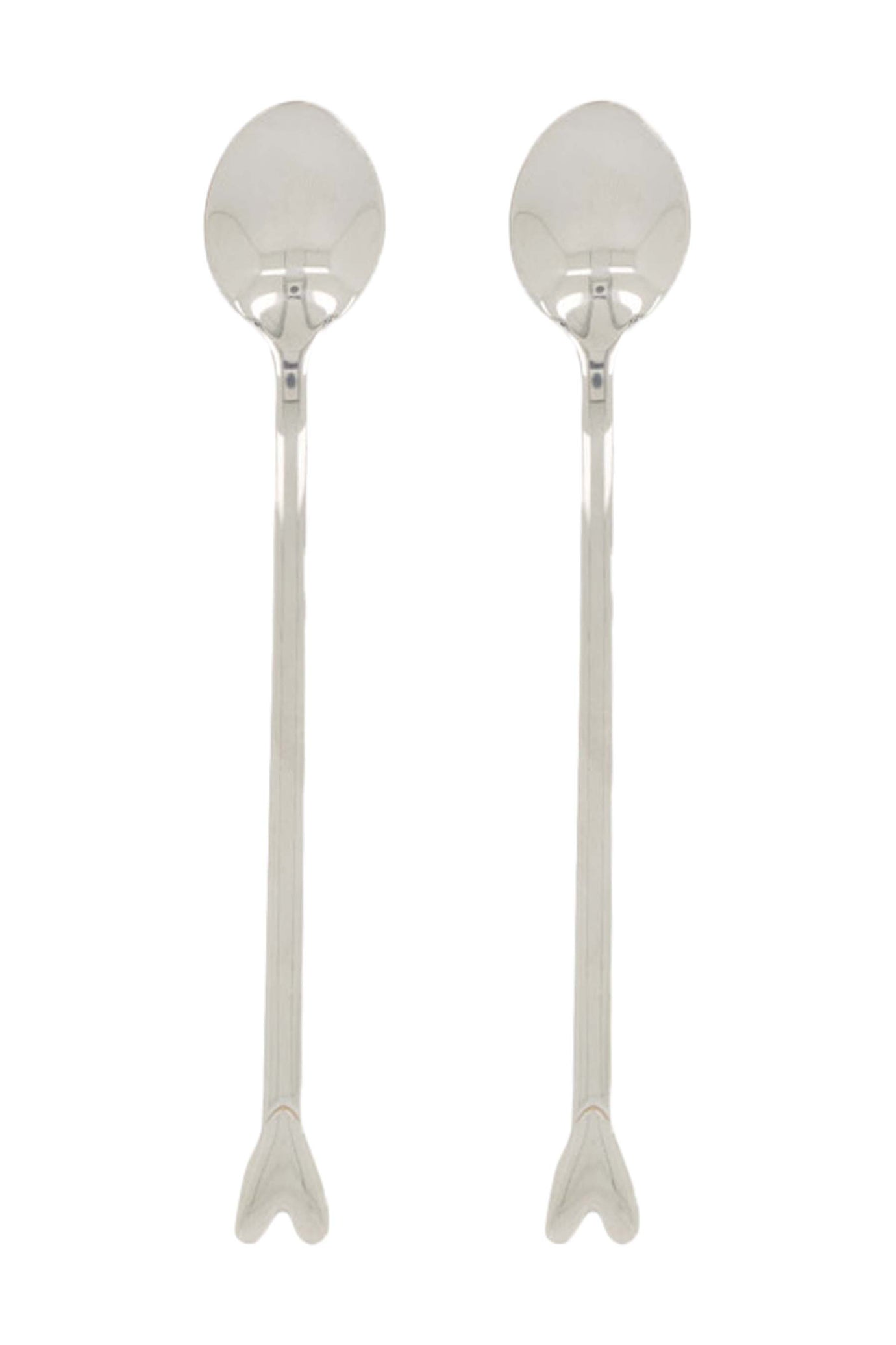 Zusss set van 2 lange lepels hartje