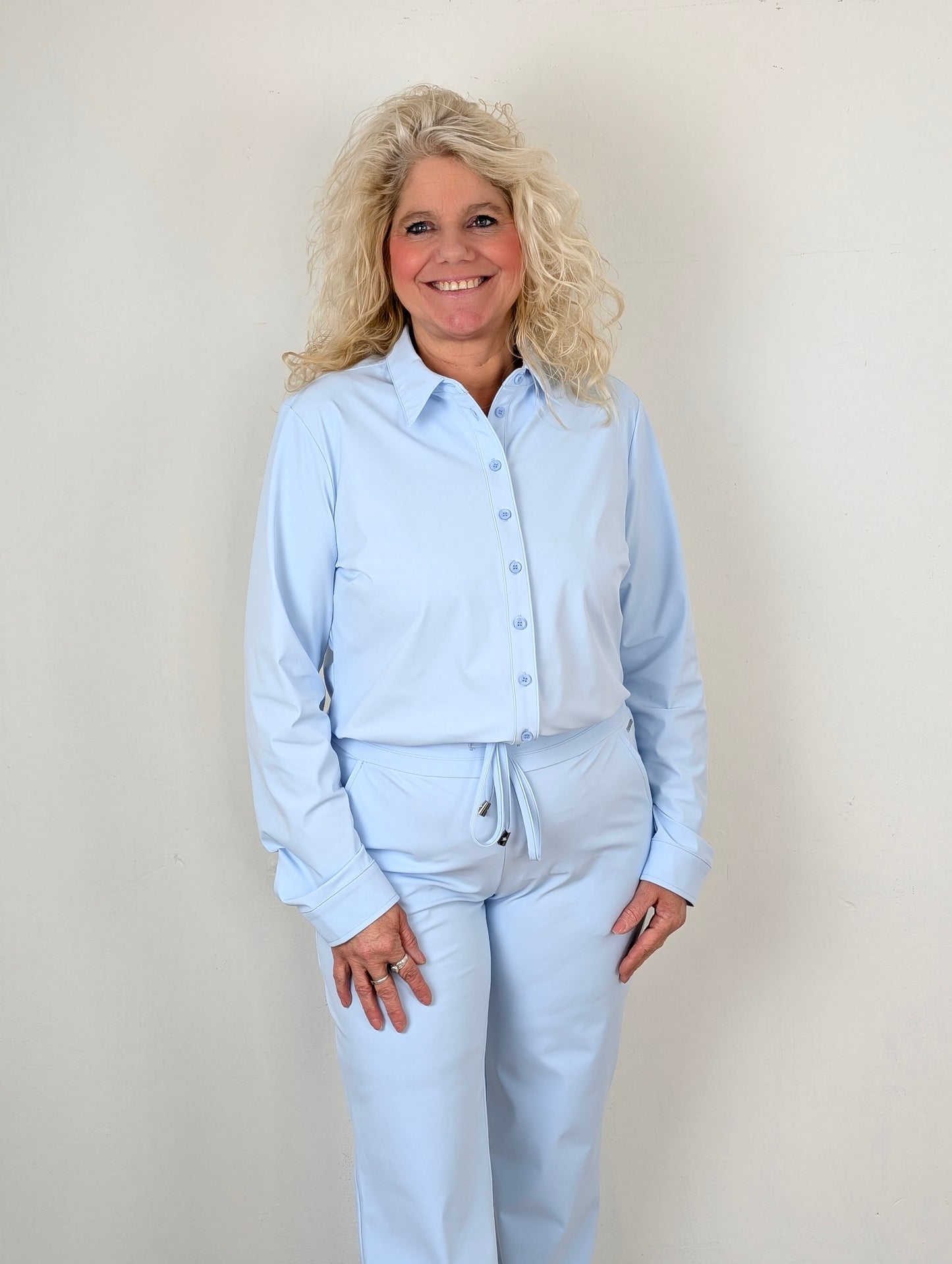 Mi Piace Karin blouse - Light blue
