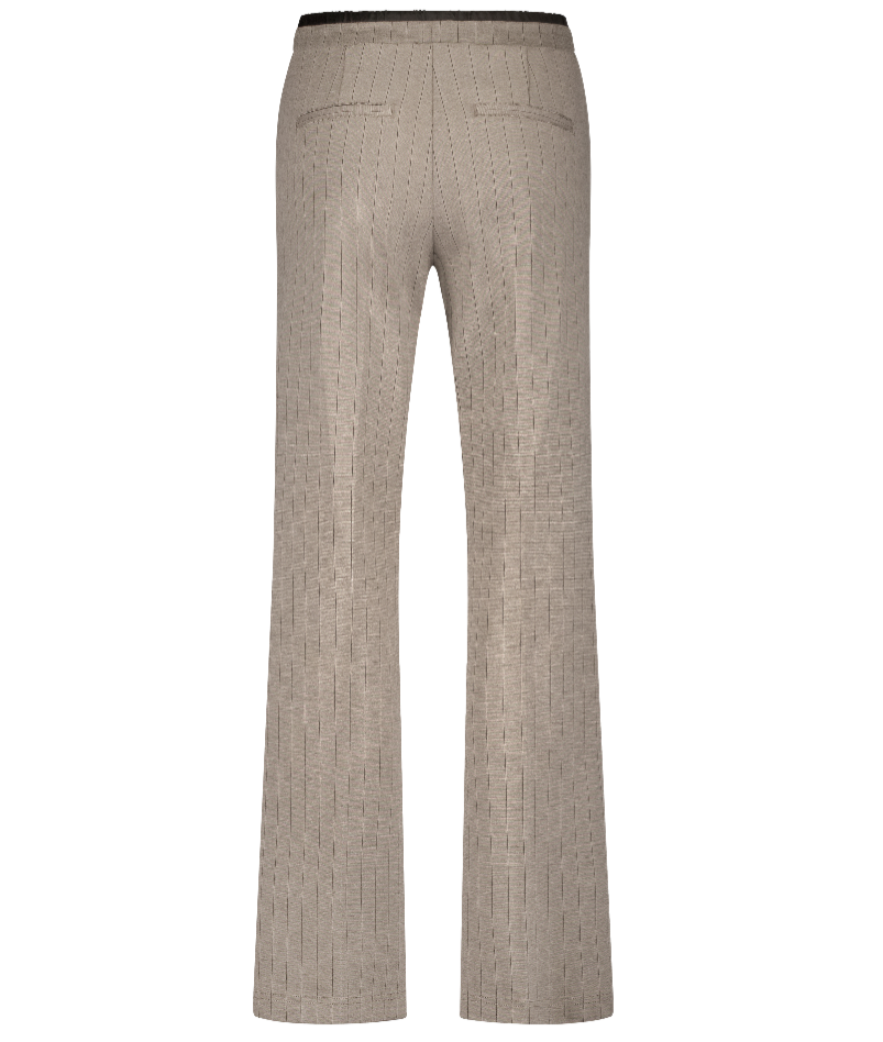 Red button Colette Punta pinstripe sporty L32 high rise - regular fit Warm taupe