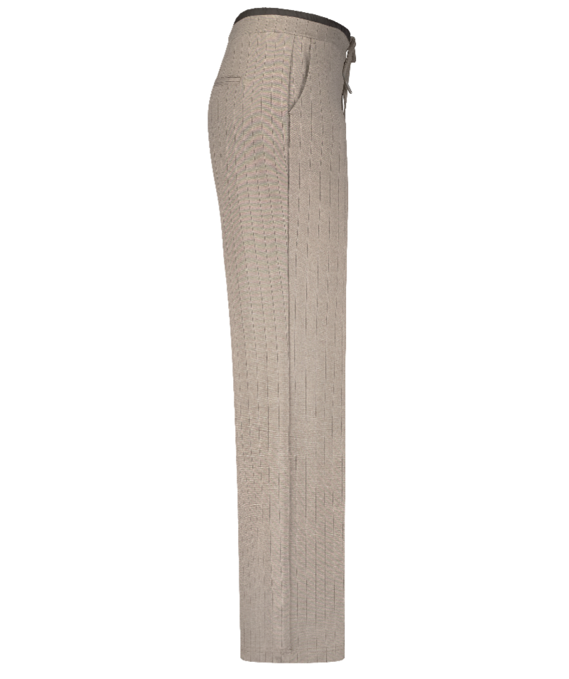 Red button Colette Punta pinstripe sporty L32 high rise - regular fit Warm taupe