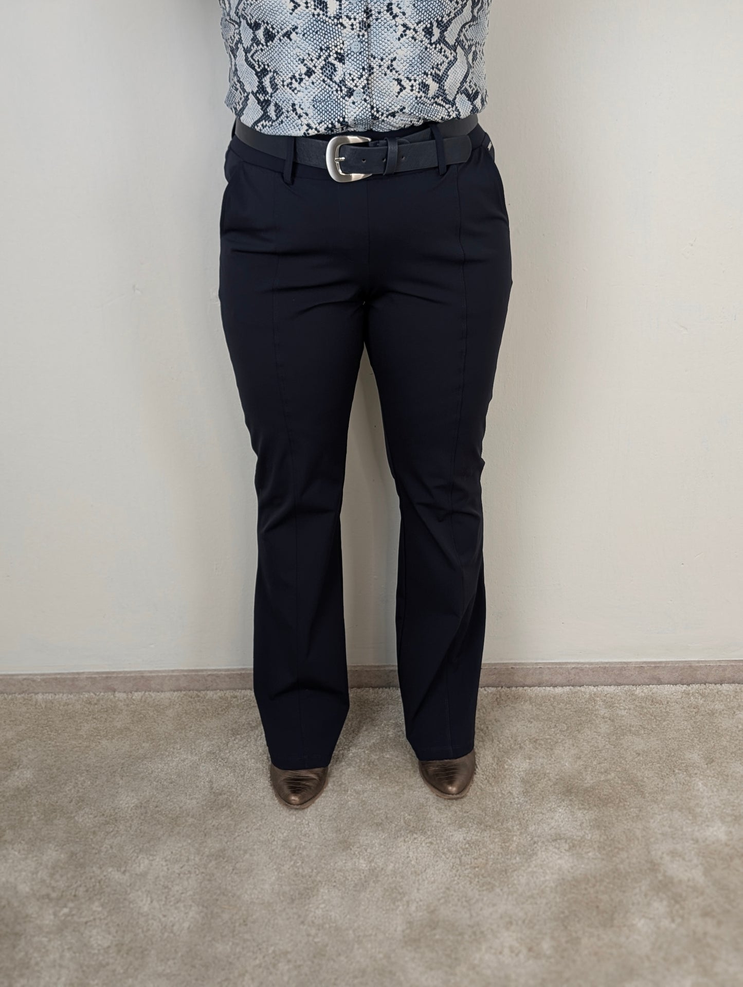 Mi Piace broek flared - Dark blue