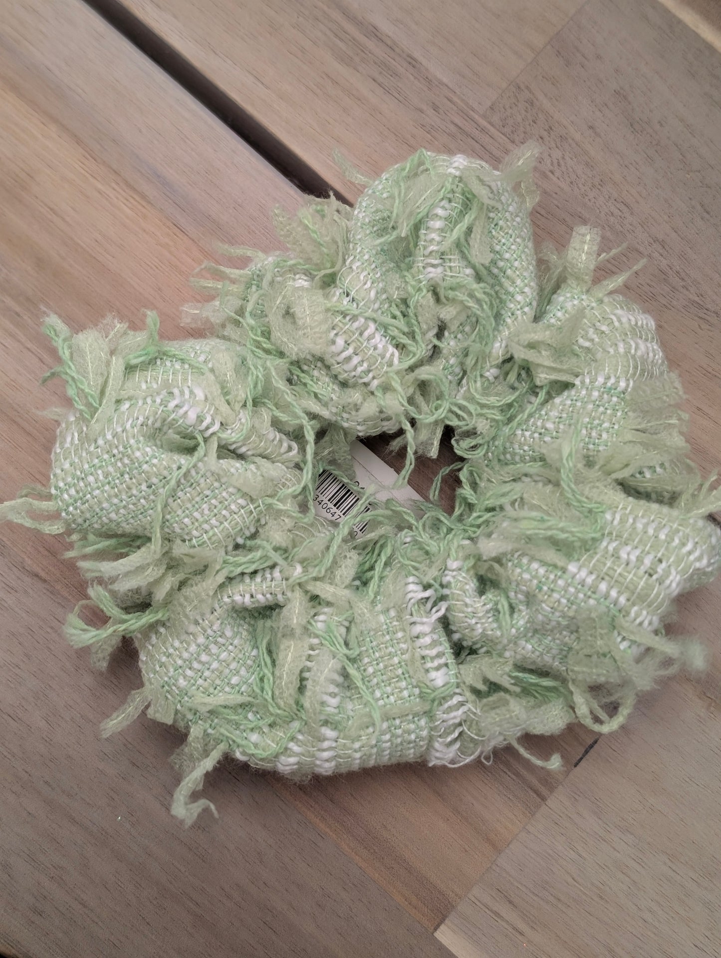 Groene scrunchie