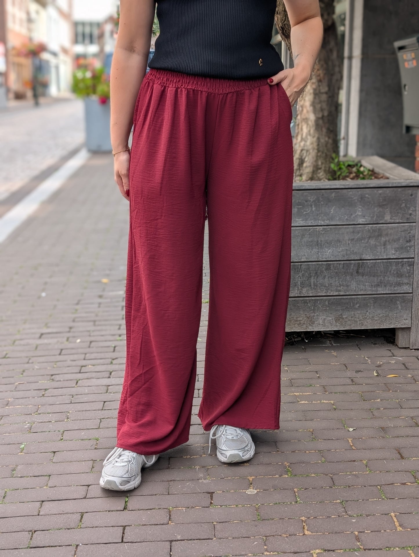 Broek Milou - Donkerrood