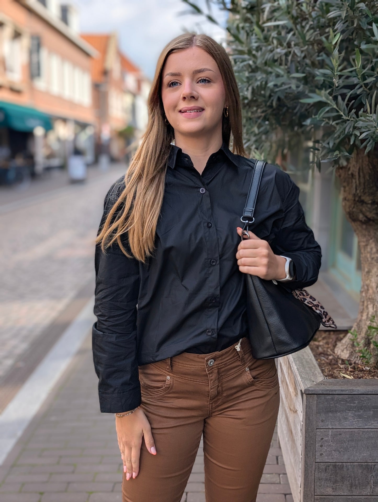 New York blouse - Zwart