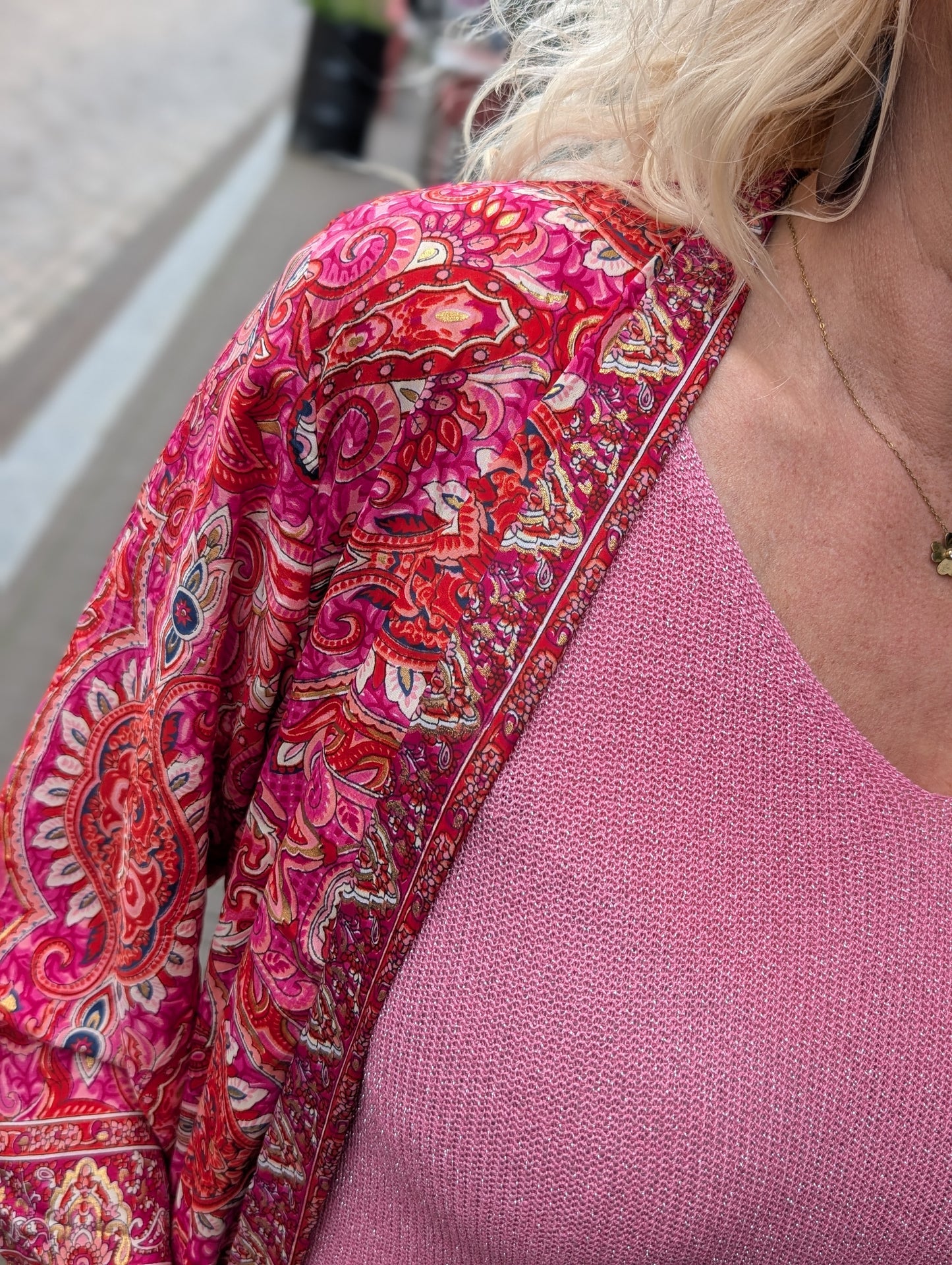 kimono mandala - Roze/Rood