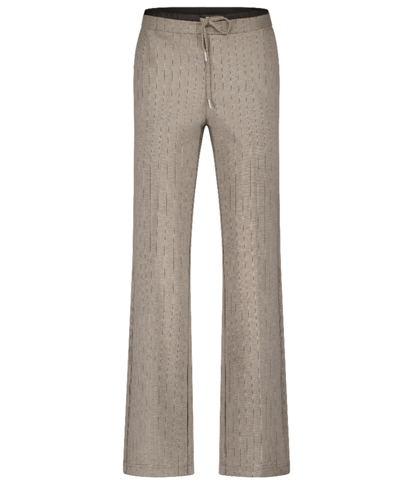 Red button Colette Punta pinstripe sporty L32 high rise - regular fit Warm taupe