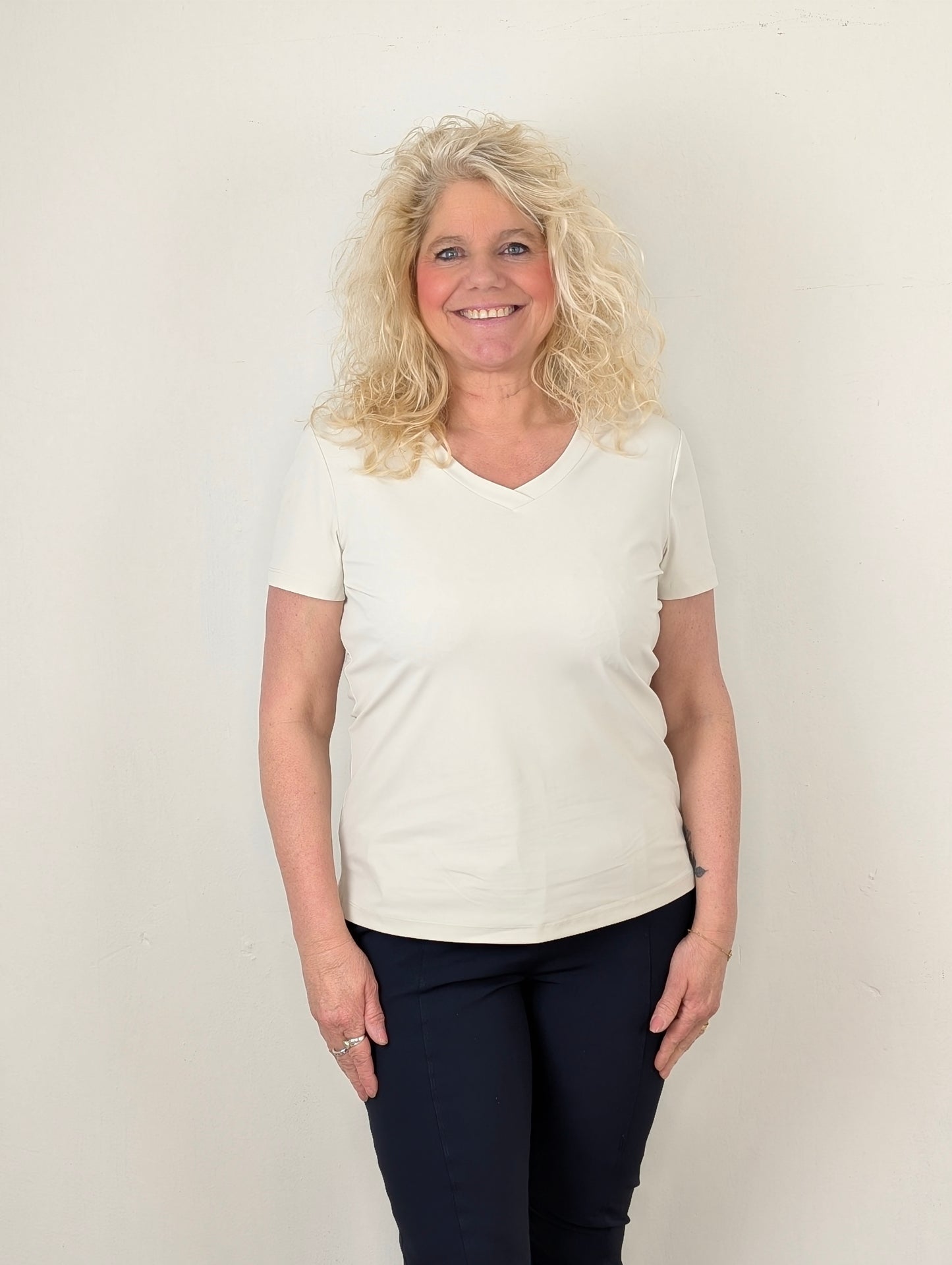 Mi piace t-shirt v hals - Kit