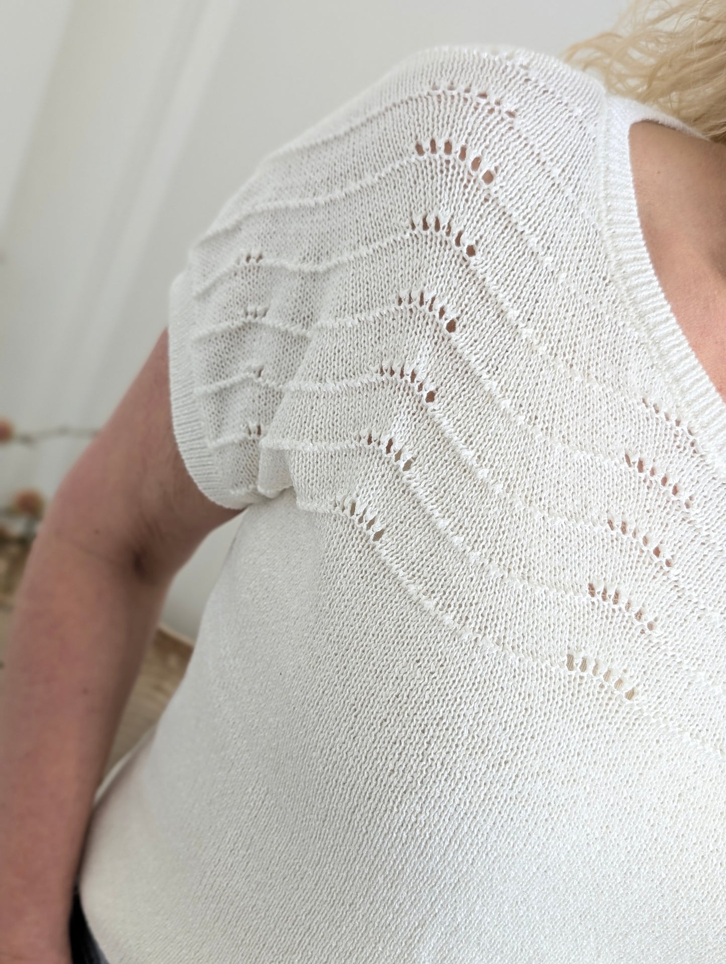 Jerry top Red Button - Off white