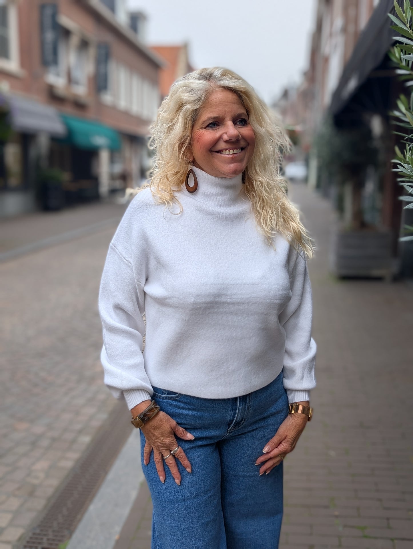 Louise sweater - Wit