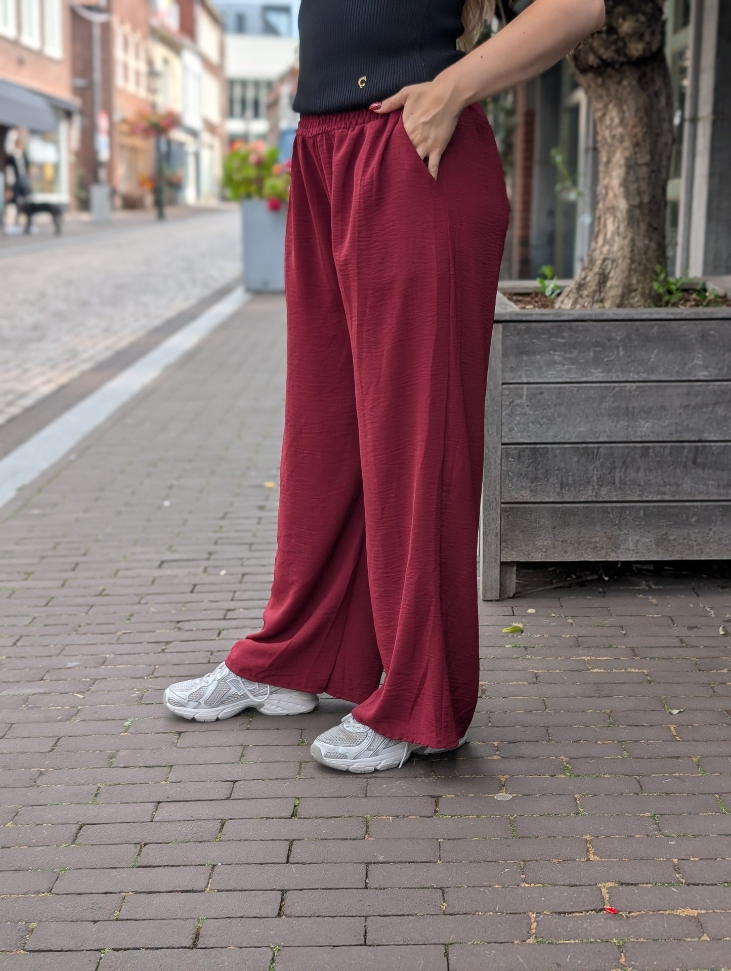 Broek Milou - Donkerrood