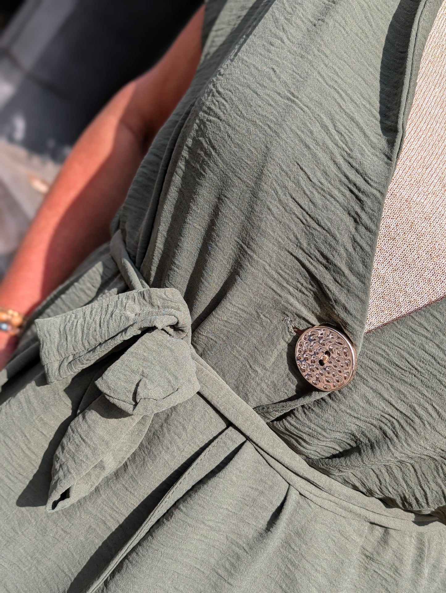 San setje gilet+ pantalon - Groen