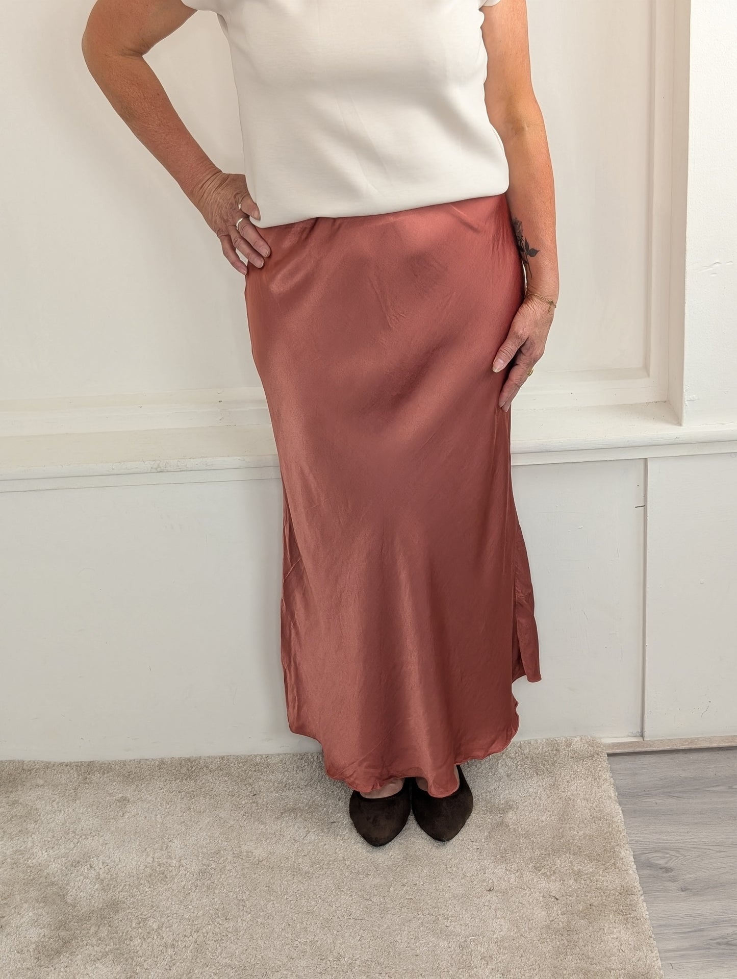 Jipy silk rok - Roest