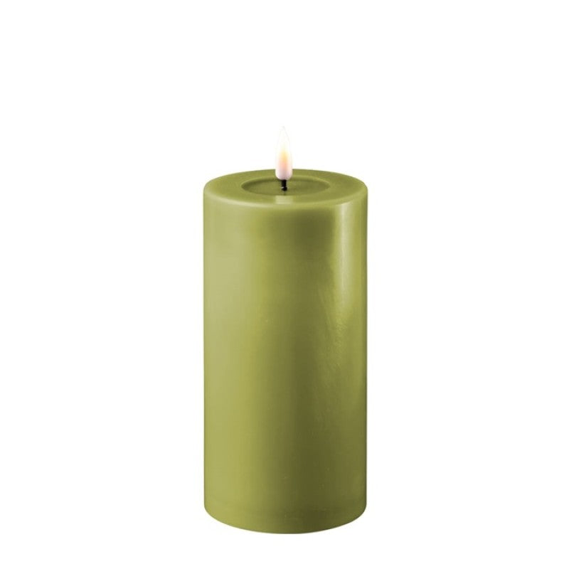 LED stompkaars Olive Green - 7,5x15cm