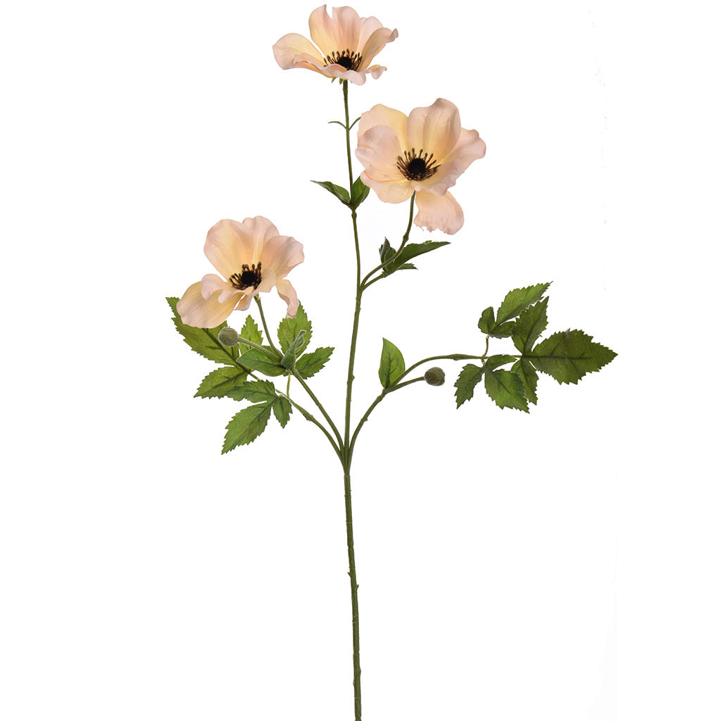ANEMONE SPRAY 64CM - PEACH