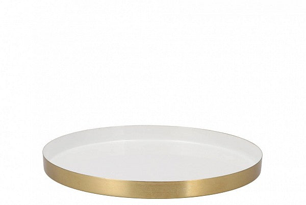 Marrakech Witte schaal met goud