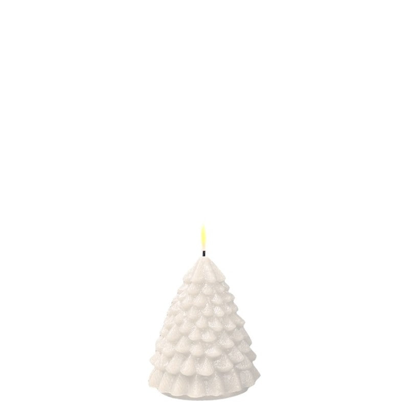Led kaars christmas tree Wit - 7,5x10
