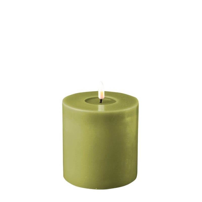 LED stompkaars Olive Green - 10x10cm