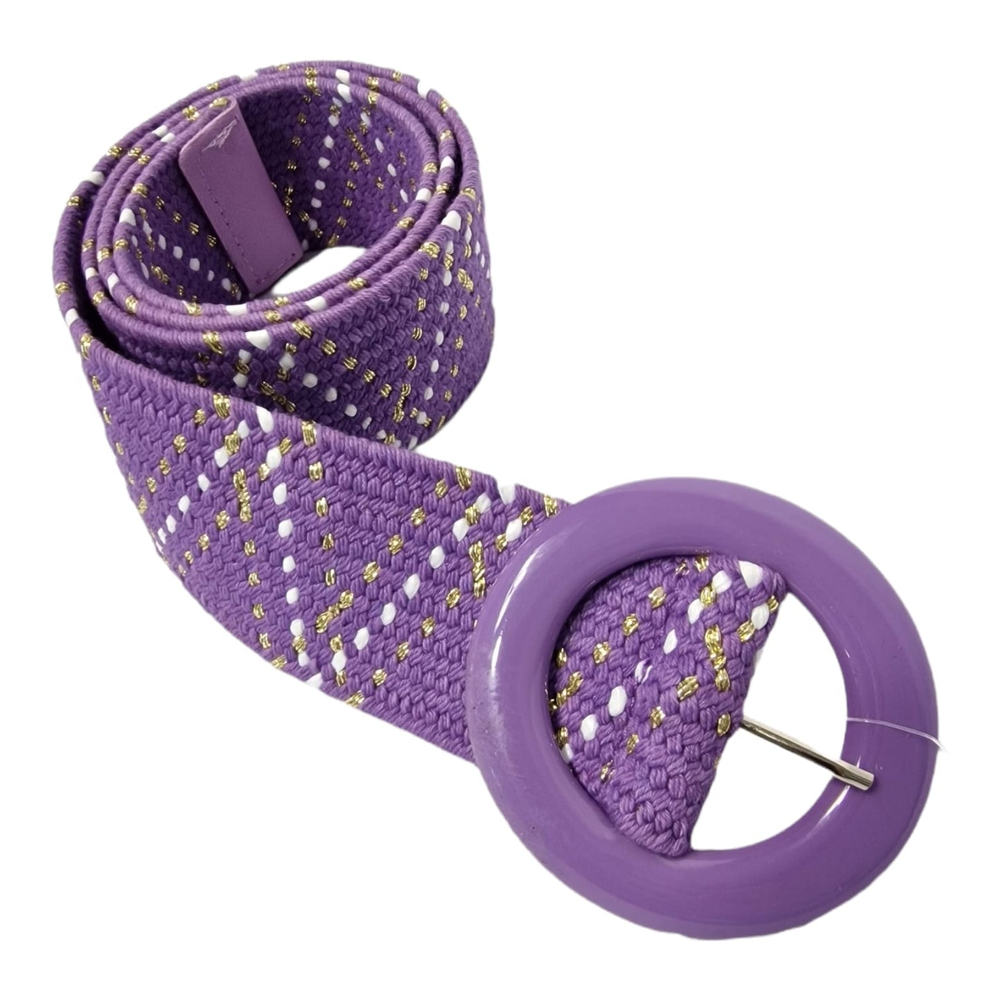 Riem retro gold - Paars