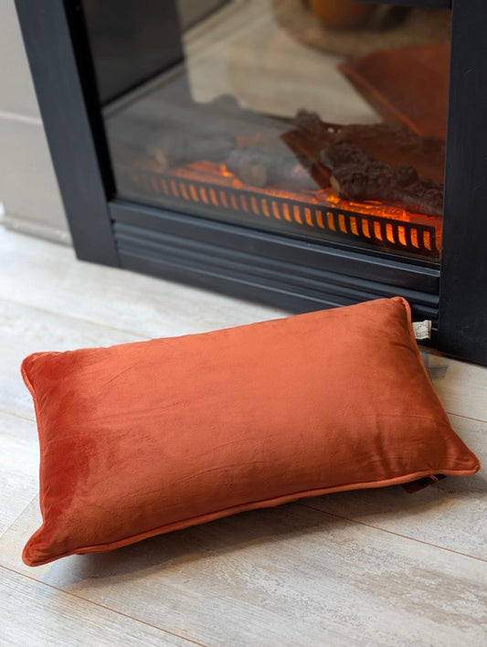 FINN - Cushion cover 30x50 cm Potters Clay - orange-terracotta