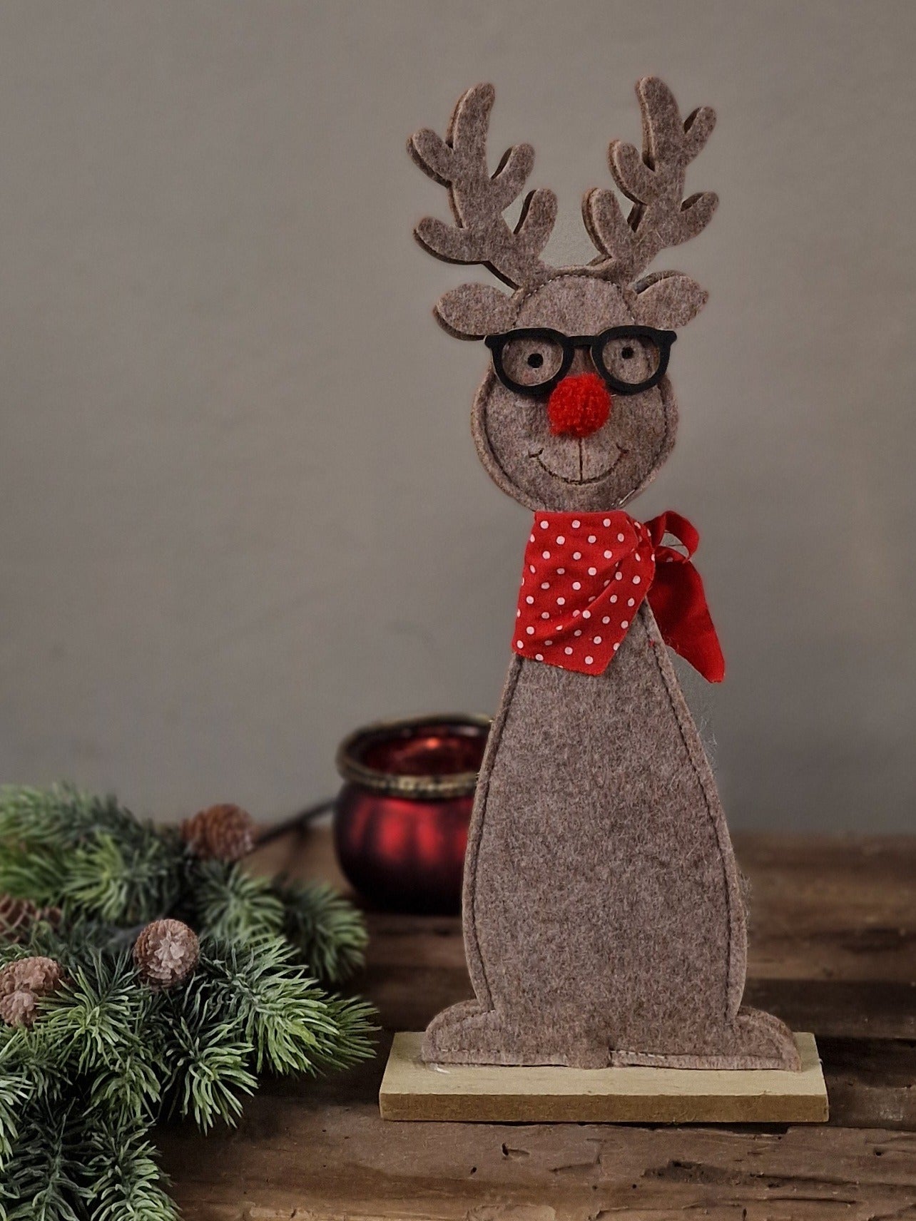Rendier- 13x30 cm.