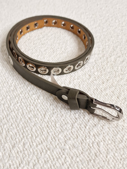 Riem- Mosgroen / zilver