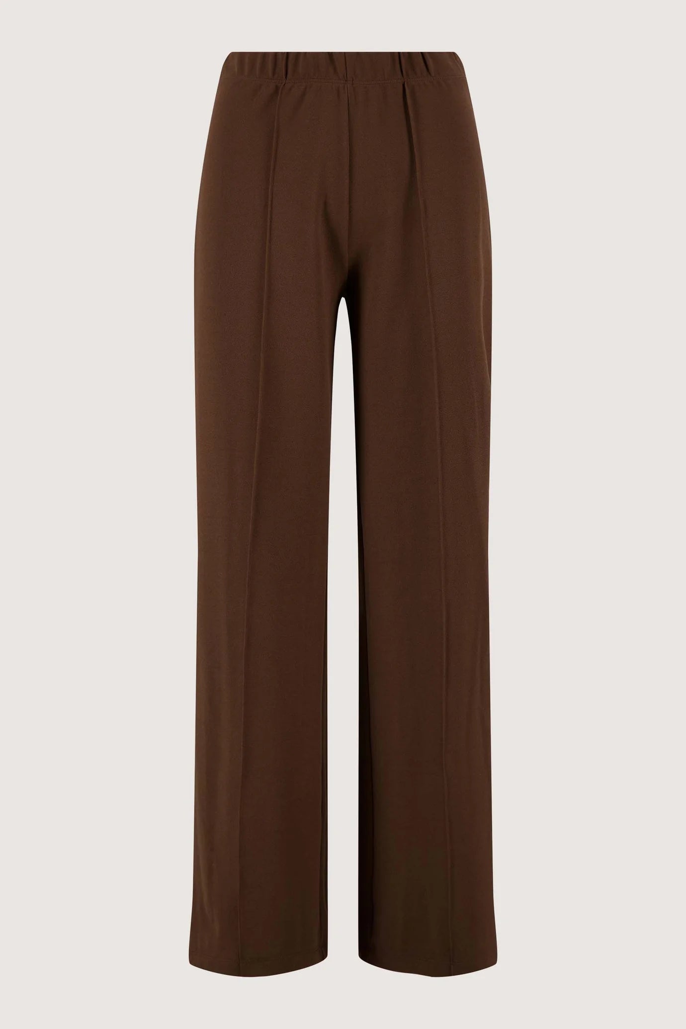 Zusss stretch broek met naad - Choco