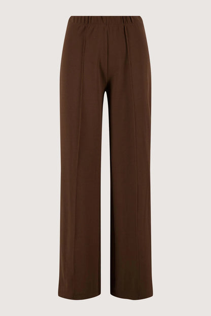 Zusss stretch broek met naad - Choco