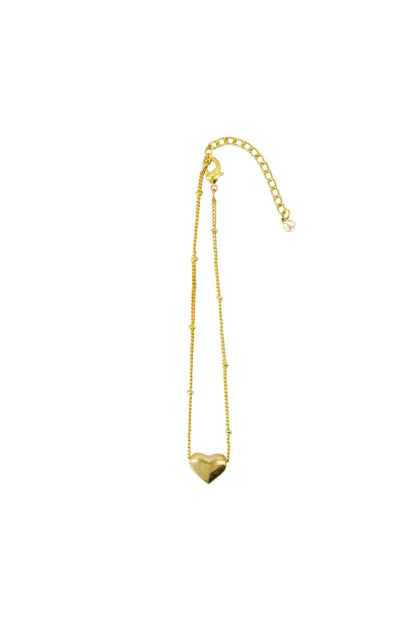 Zusss armband hartje in schuifdoosje speciaal - Rood