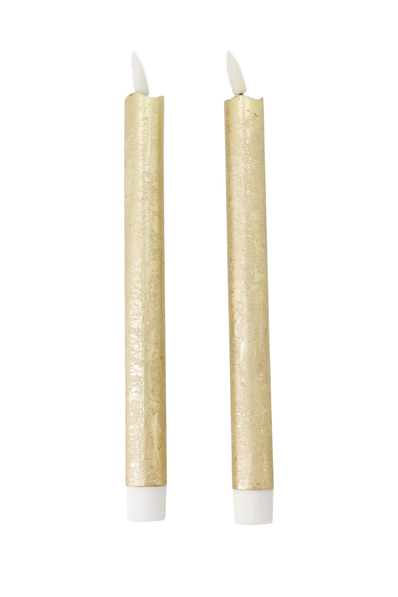 Zusss set van 2 ledkaarsen goud