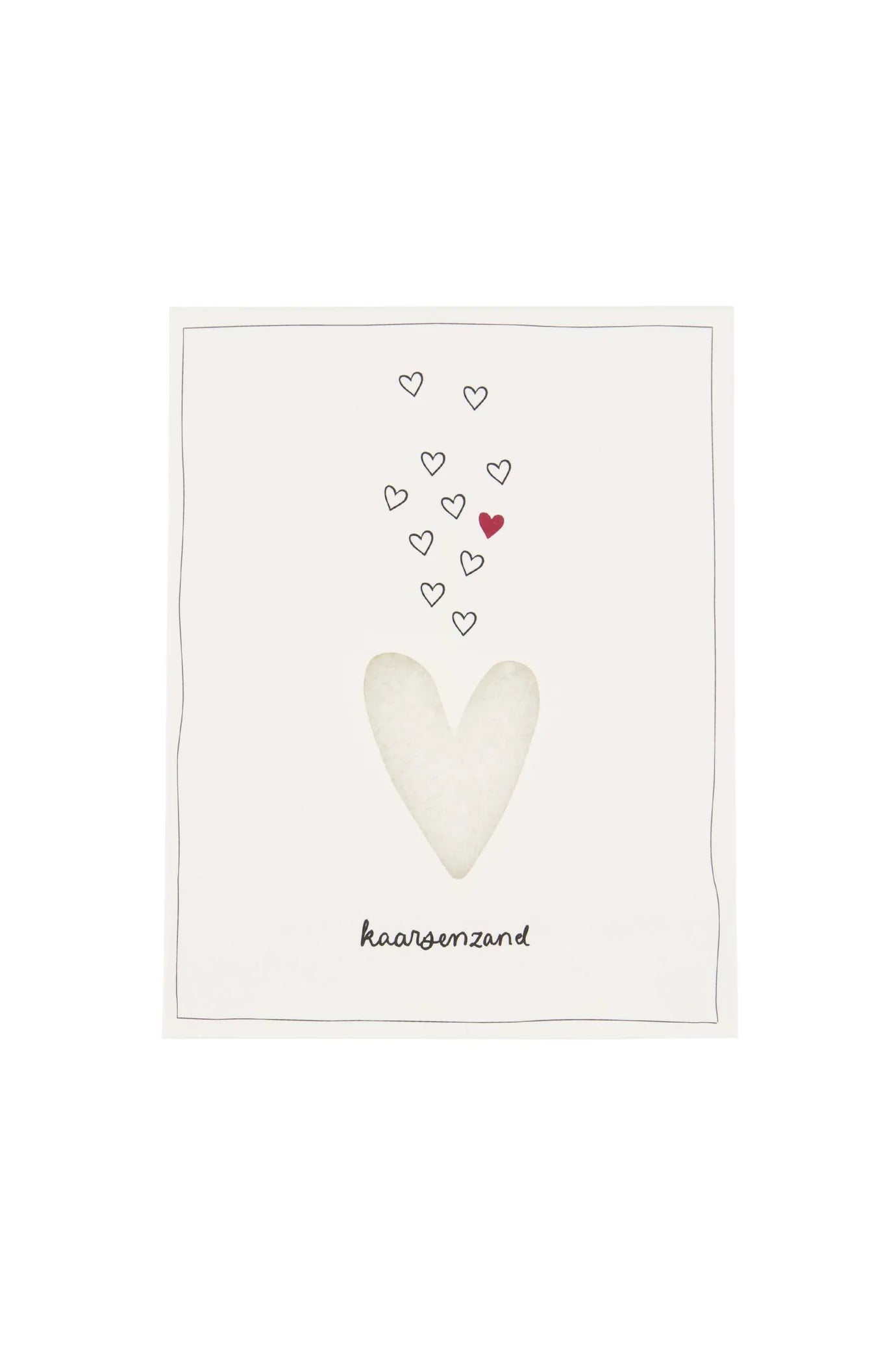 Zusss kaarsenzand in doosje - wit