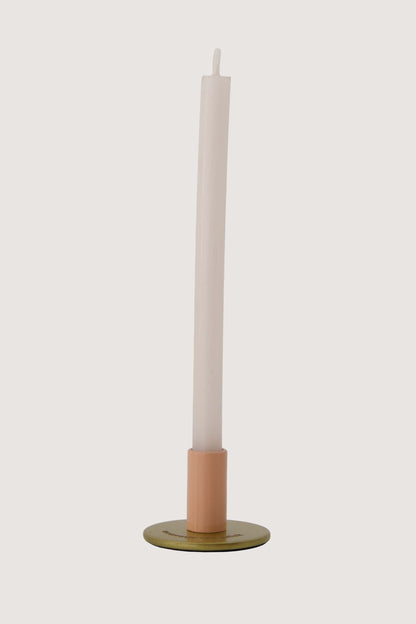 Zusss kandelaartje metaal momentje van geluk - Goud / roze