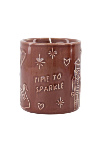 Zusss geurkaars keramiek - Time to sparkle