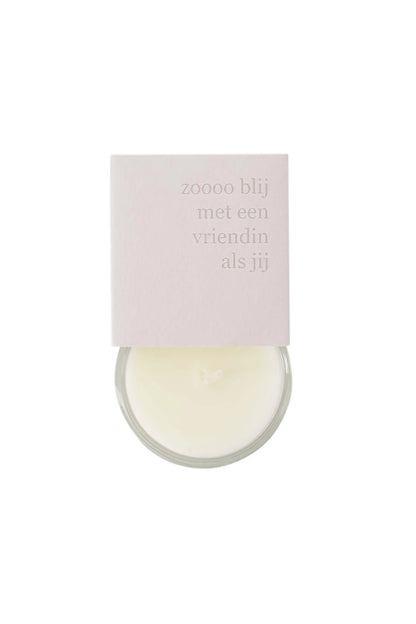 Zusss geurkaarsje in wikkel - Vriendin