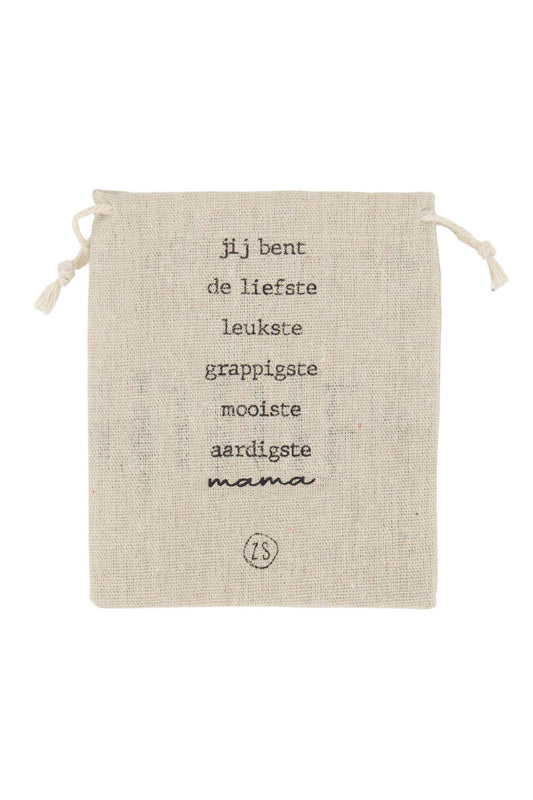 Zusss geurkaars in katoenen zakje mama