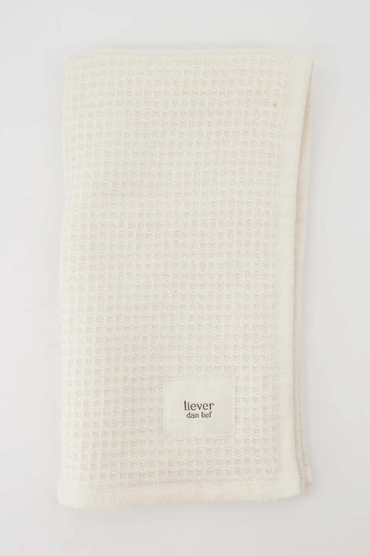 Zusss gastendoekje liever dan lief - Oof white