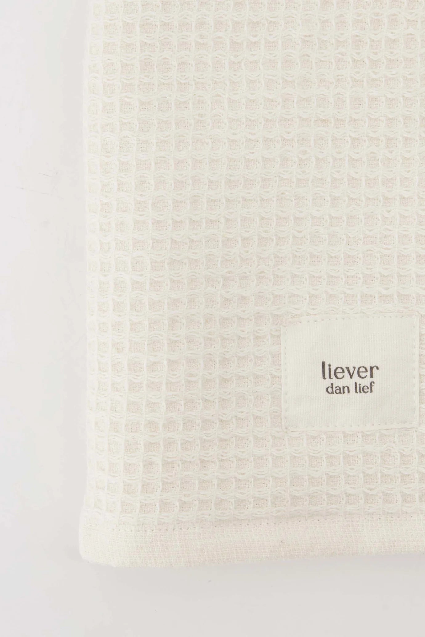 Zusss gastendoekje liever dan lief - Oof white