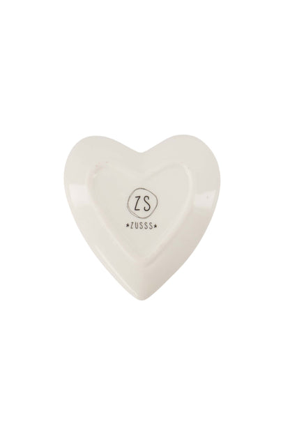 Zusss schaaltje hartvorm Ø11,5cm - Beige